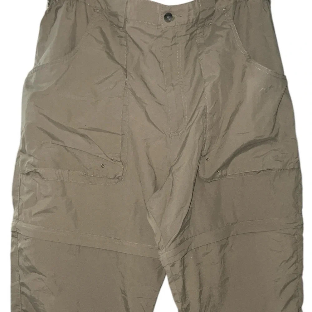Cabela's Convertible Zip Off Cargo Hiking Pants Tactical Utility Size XL‎ Beige